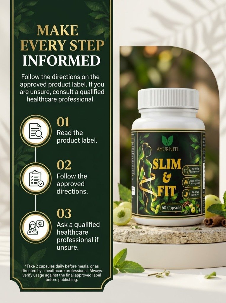 Make Every Step Informed - Ayurniti 3-step usage and healthcare advisory