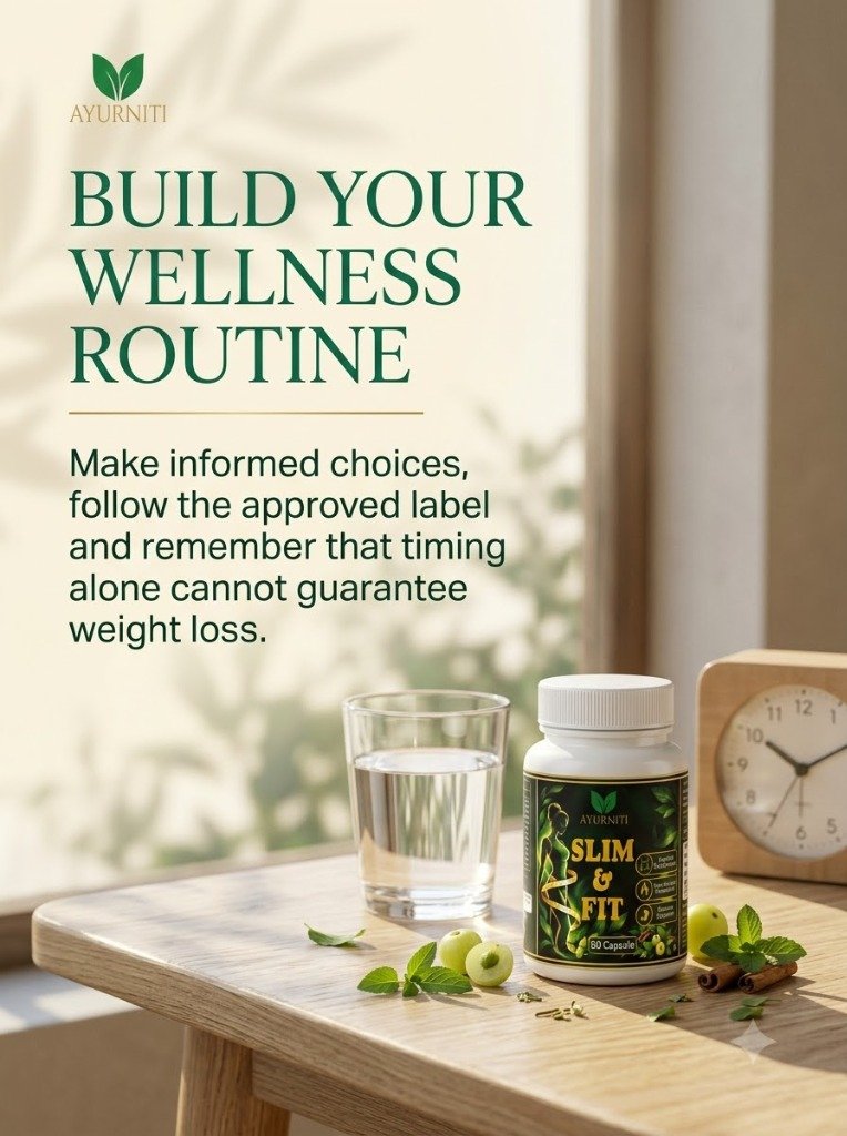 Build Your Wellness Routine - Daily morning water ritual with Slim & Fit